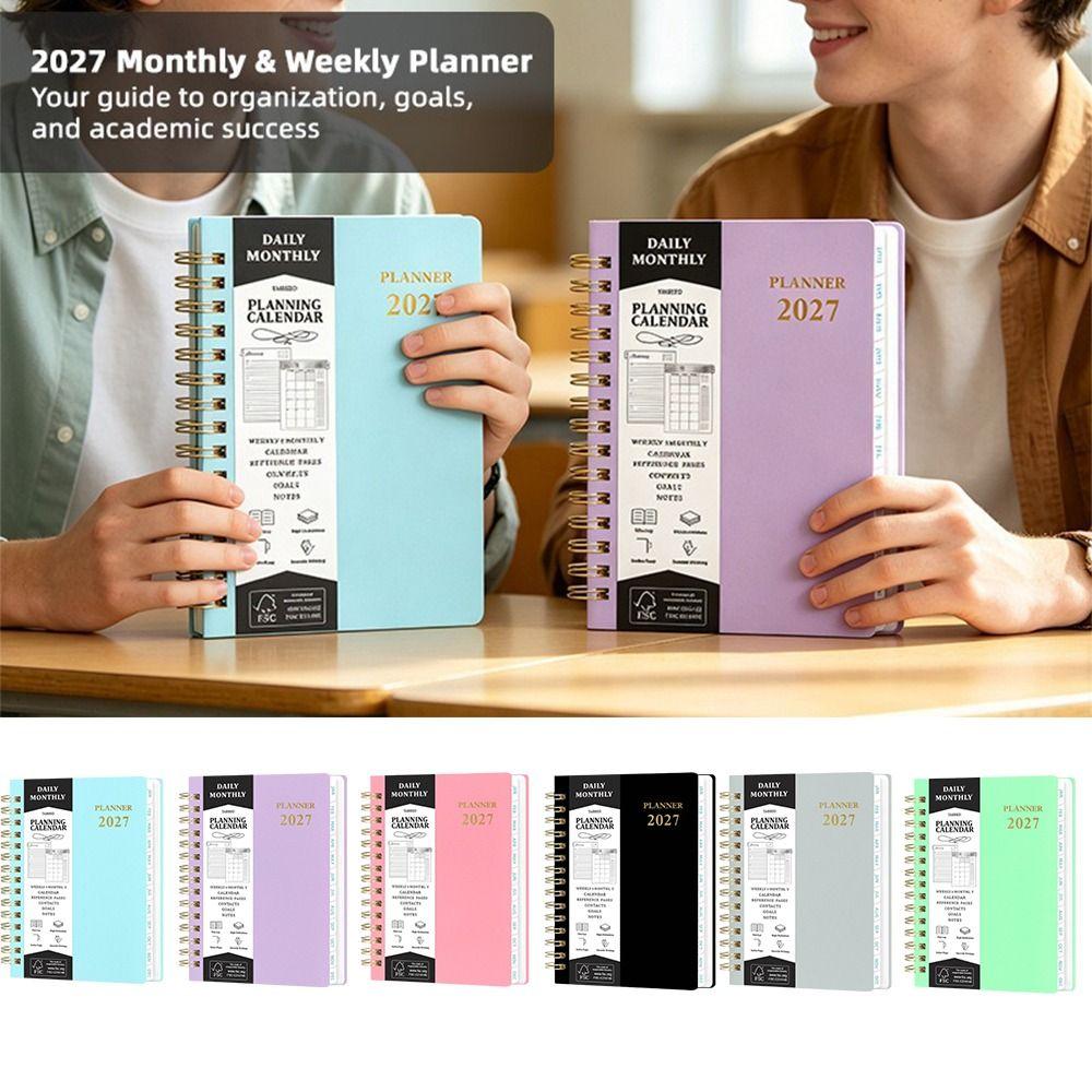 A5 2027 Yearly Planner Notebook Efficiency To-do List Notebook Stationery