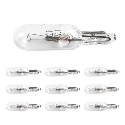10 Pack of 10 LED Light Bulbs Halogen Bulbs T5 1.2W Halogen Bulbs