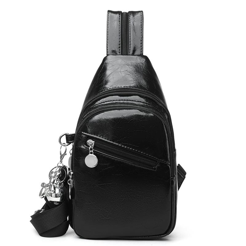 Fashionable Chest Bag, Small Bag, Multi-purpose Backpack, Ladies' Bag, Chest Bag, Multi-layered Crossbody Bag