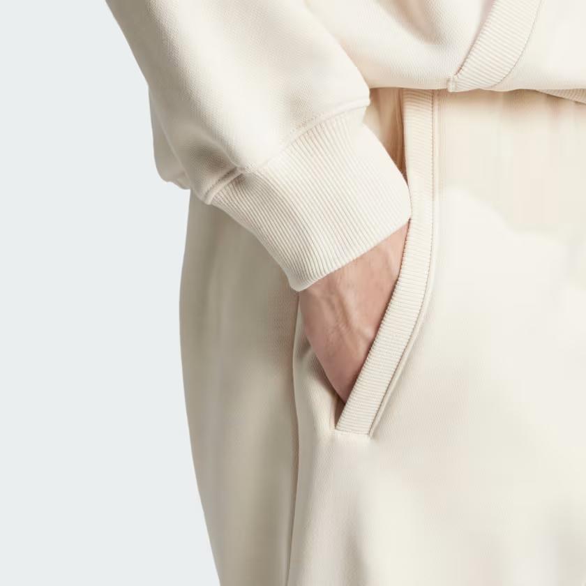 Adidas Originals 70S Elastic Simple Versatile Fitted Knitted Sports Pants Men Bottoms Miracle-White JN5973