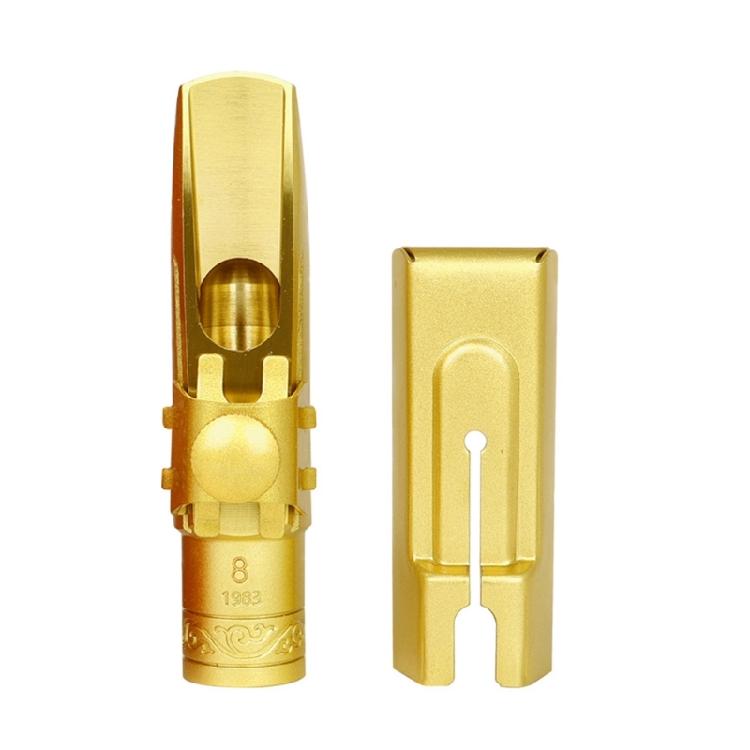 Brass Saxophone Mouthpiece Replacement Metal Eb Sax Mouthpieces with Caps and Ligatures Musical Instruments Accessories
