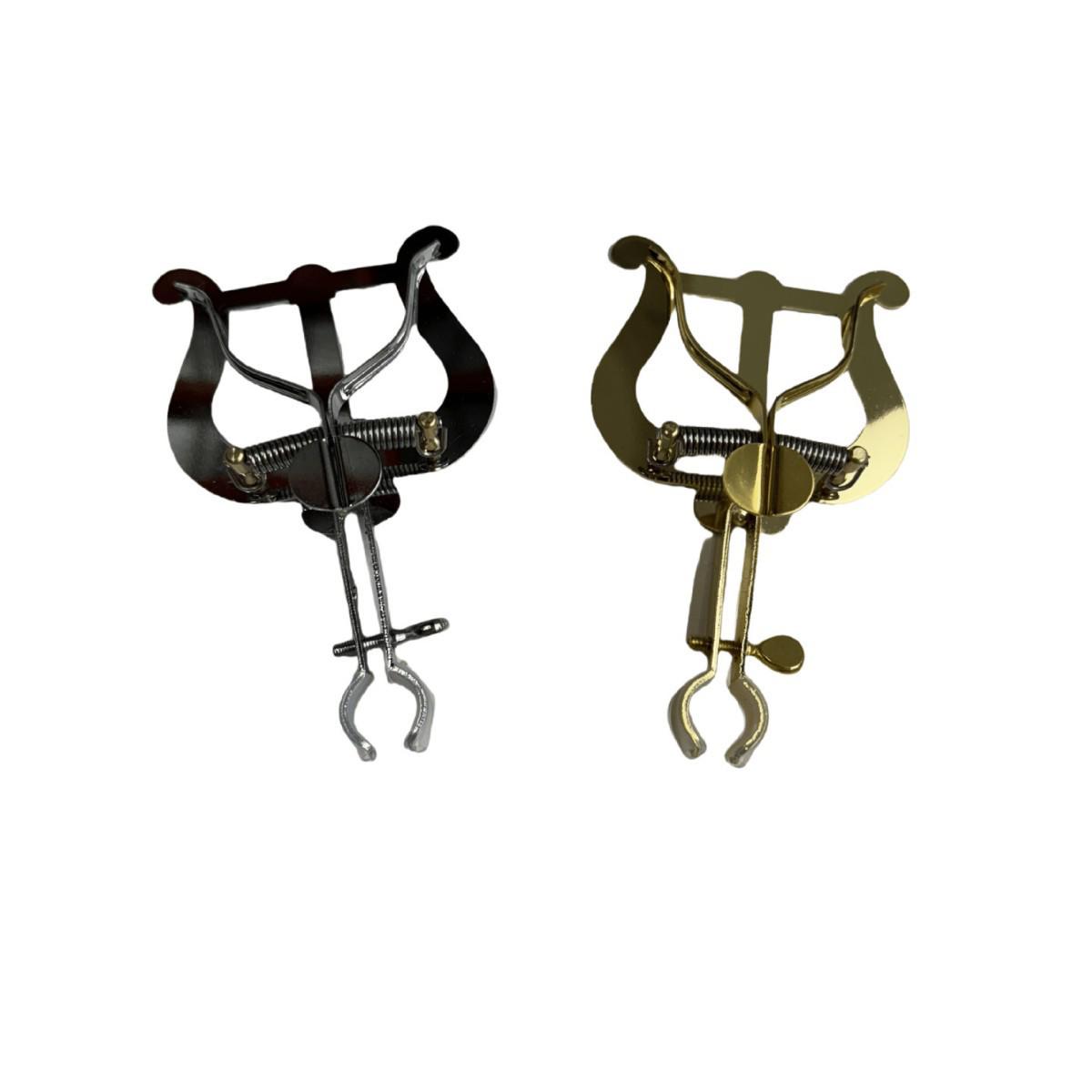 Portable Marching Band Music Clip for Sheet Music: Trumpet, French Horn, Wind Instruments Horn Clip with Transparent Sleeve