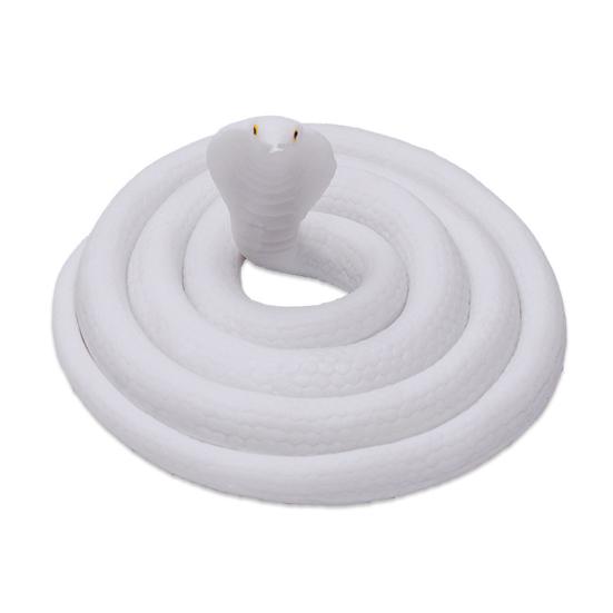 80CM Golf Snake Prank Leketøy Realistisk gummi Slange Modell Simulert Slange Erting Venner Vanskelige rekvisitter Barn Voksne Halloween Party Gag Gave