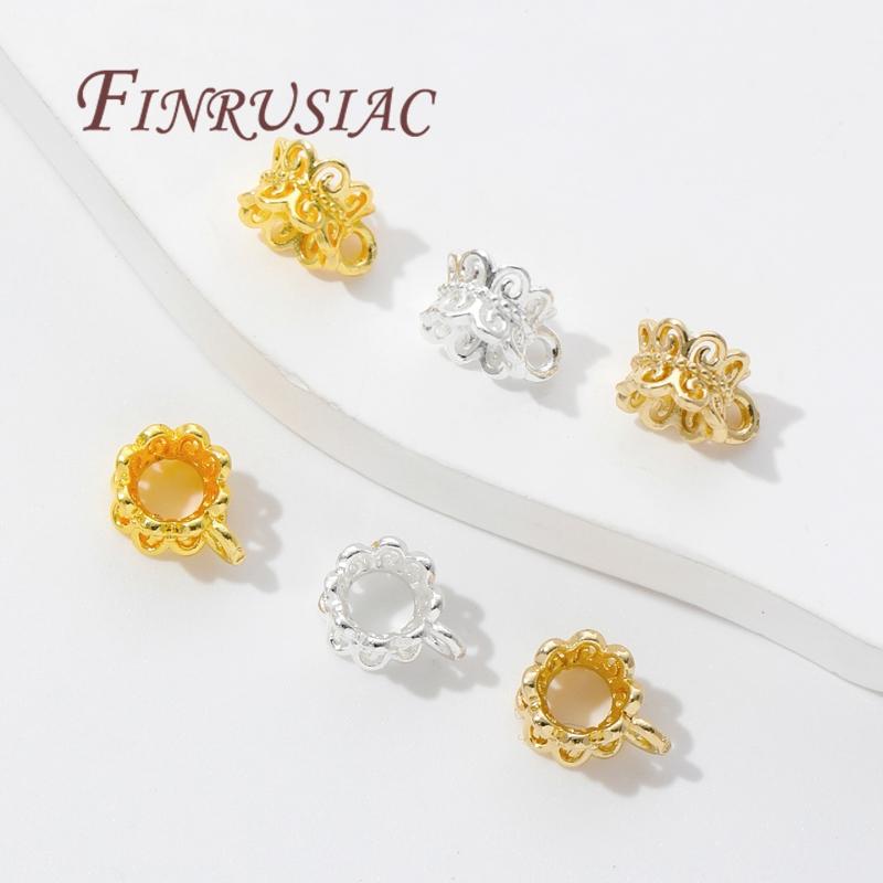 18K Gold Plated Bailes For Jewelry Pendant Connectors Bail Clasps,Supplies For Jewelry DIY Accessories