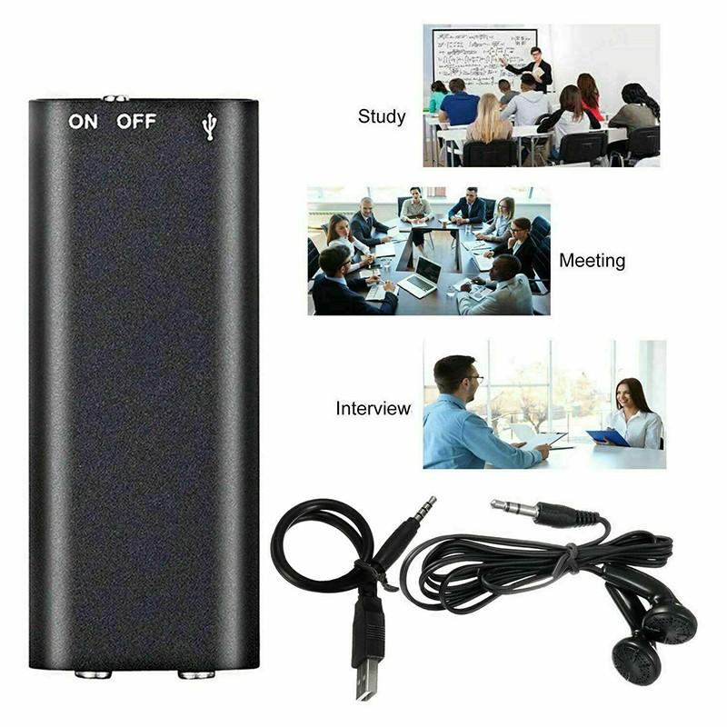 Mini USB Pen Voice Activated Digital Audio Voice Recorder Mp3 Player ...
