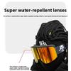 Comprehensive REVO True Film Ski Glasses Double-layer Anti-fog and Anti-snow Blindness Goggles Snow Goggles Card Myopia/HX16