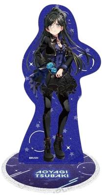 D4DJ Aoyagi Tsubaki Acryl-Ständer, Funkelnder Acryl-Ständer, Rinbukyoku 2021 Frühjahrsversion. Offizielle limitierte Merchandise-Artikel