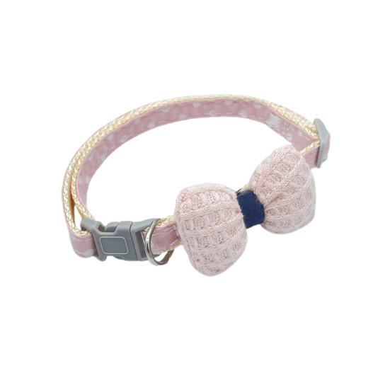 Pet Collar Eye-catching Adjustable Bow Tie Polyester Cute for Medium Dog Collar Small Dogs