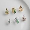 14K Gold-Filled Color-Preserving Zirconia Snake Beads DIY Zodiac Ring