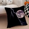 Lightning Cushion Cover Linen Pillow Case Soft Breathable Protective Couch Room Decoration