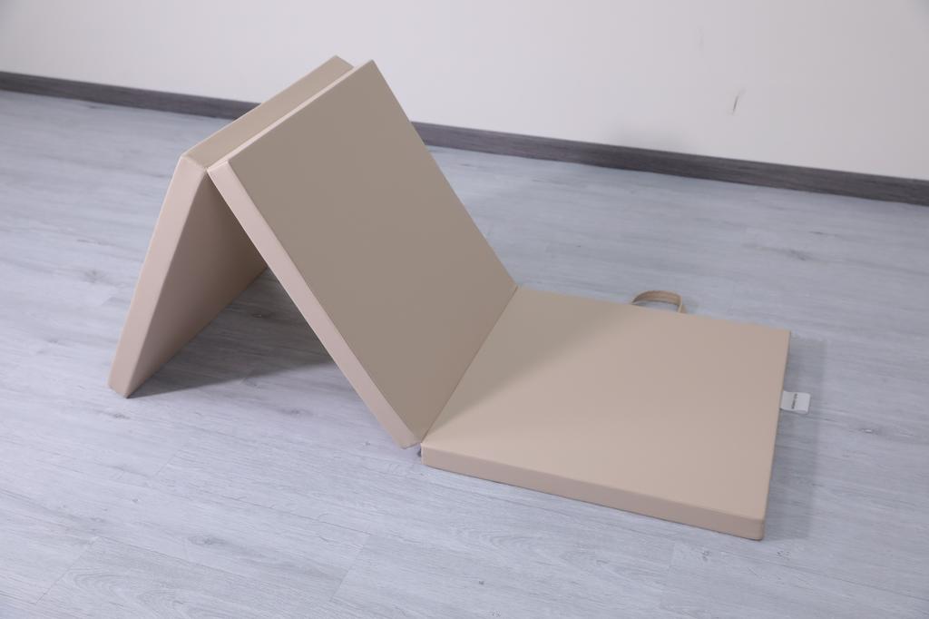 Gymnastic Mattress Satellite 180x60x5 Cm Three-piece - Brown