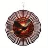 10 Inch Hanging Wind Spinner Outdoor Decor with 360 Rotating Hook for Garden Balcony Patio Spring Summer Decorative Gift