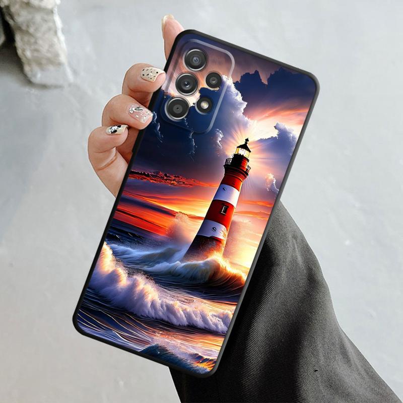Beautiful Lighthouse Phone Case For iPhone Samsung Galaxy Redmi Xiaomi Oppo OnePlus Note S A 7 8 9 10 11 12 13 14 20 21 22 23 53 54 Pro Max Plus Ultra