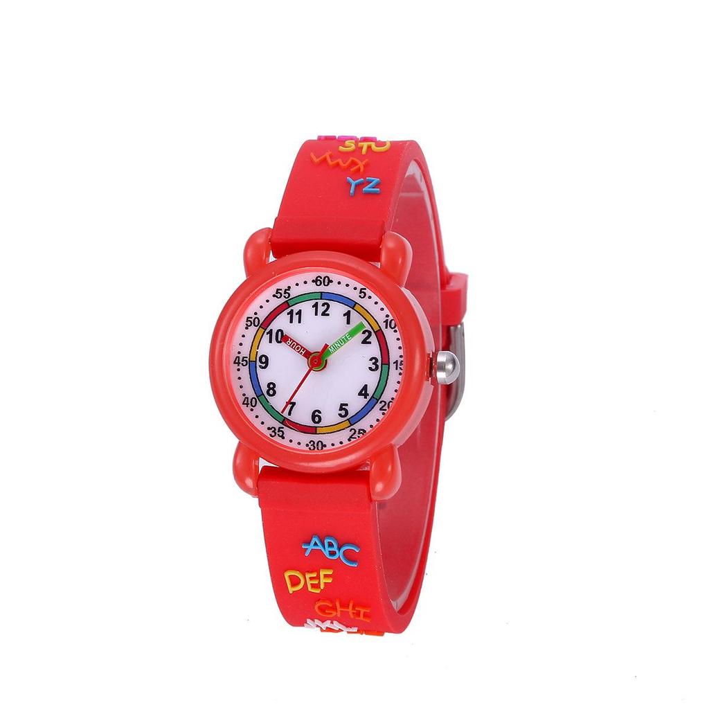 Children's 3D Cartoon Waterproof Quartz Watch for Primary School Students