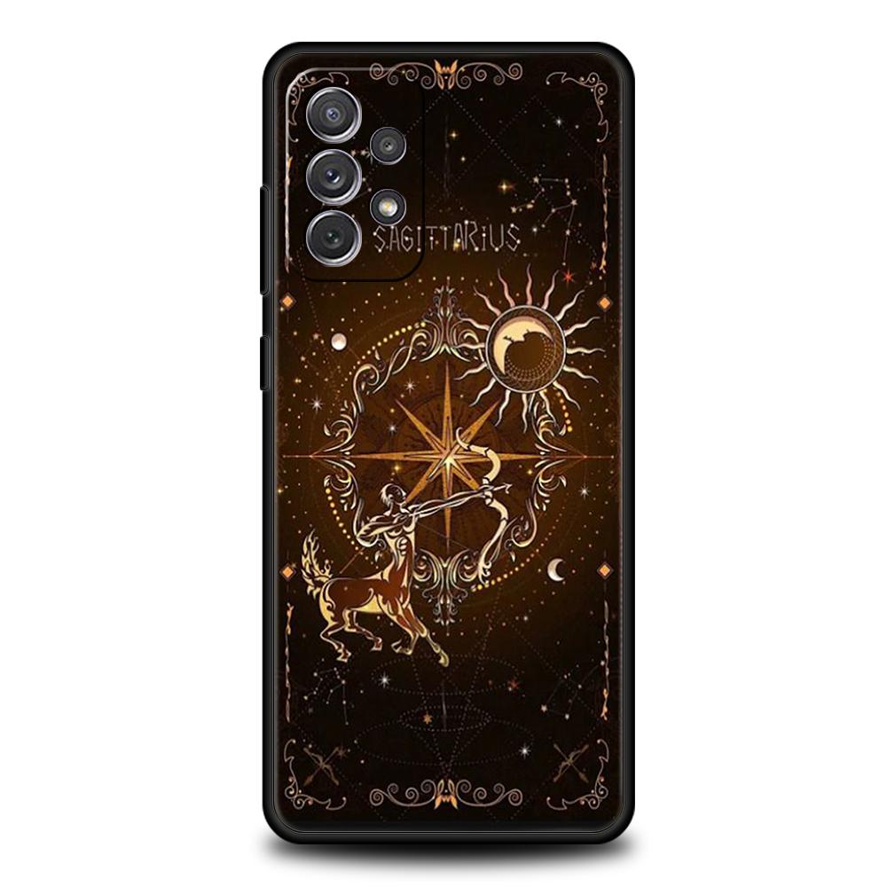 Constellation Phone Case for Samsung Galaxy A55 A35 A15 A14 A25 A54 A51 A71 A72 A73 A32 A52 A52S A41 5G Silicone Shell Capas Bag
