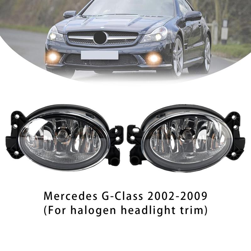 Artudatech Pair Front Fog Light Lamps With Bulbs For Mercedes Benz W204 W211 W164 C219 Car Accessories