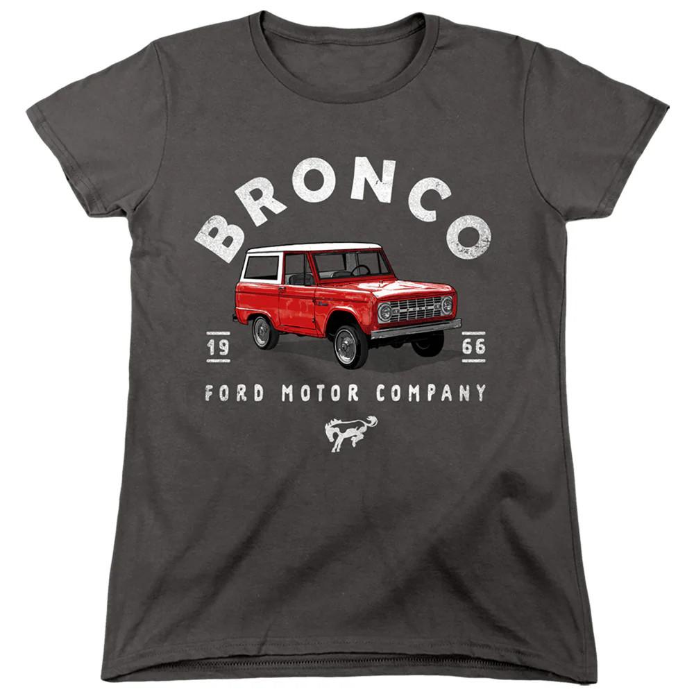 

Ford Bronco Bronco Illustrated Womens T Shirt Charcoal M