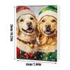 Christmas Pet Dog Advent Calendar Acrylic Hanging Ornaments For Holiday Decor And Gifts