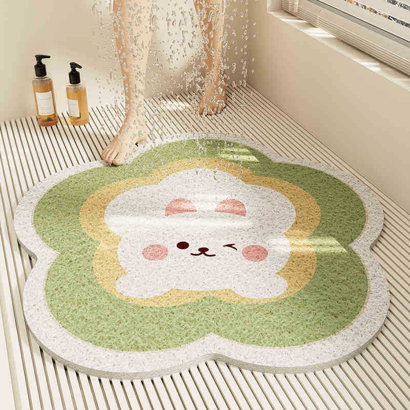 New Bathroom Non-slip Mat Shower Room Bath Floor Anti-fall Mat Toilet Toilet Bathtub Waterproof Mat