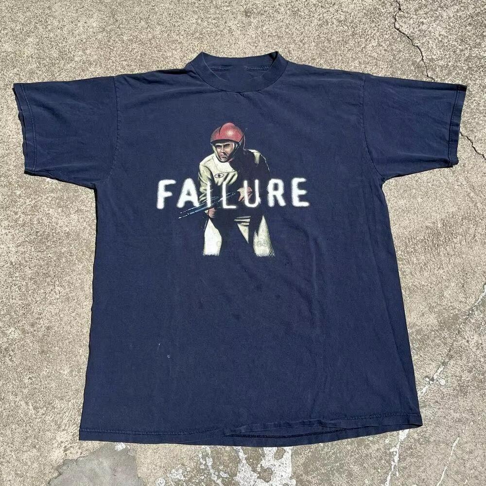 

Винтажная футболка 90-х Failure Fantastic Planet 1996 Черная Все размеры Подарок Футболка для фаната OB48 Унисекс M