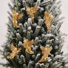 Christmas Tree Decor DIY Gold Silver Hanging Ornaments Angels Figurine Angel Ornament Angel Pendant