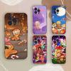 C-Cookie Run K-KingdomS Phone Case For iPhone 17,16,15,14,13,12,11,Pro,X,XS,Max,Plus Soft Black Cover