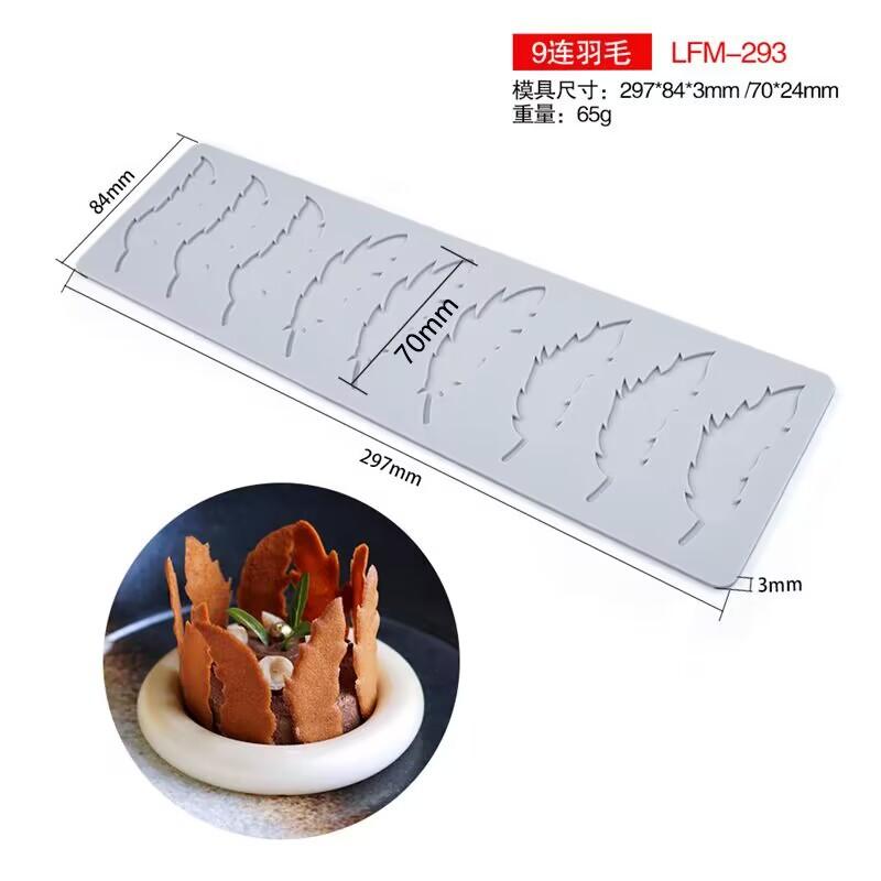 Verschiedene Blatt-Schmetterling Blume Silikon Kuchenspitze Form Schneeflocken Hirsch Form Fondant Form Kuchen Dekorationswerkzeug Küchenbackform