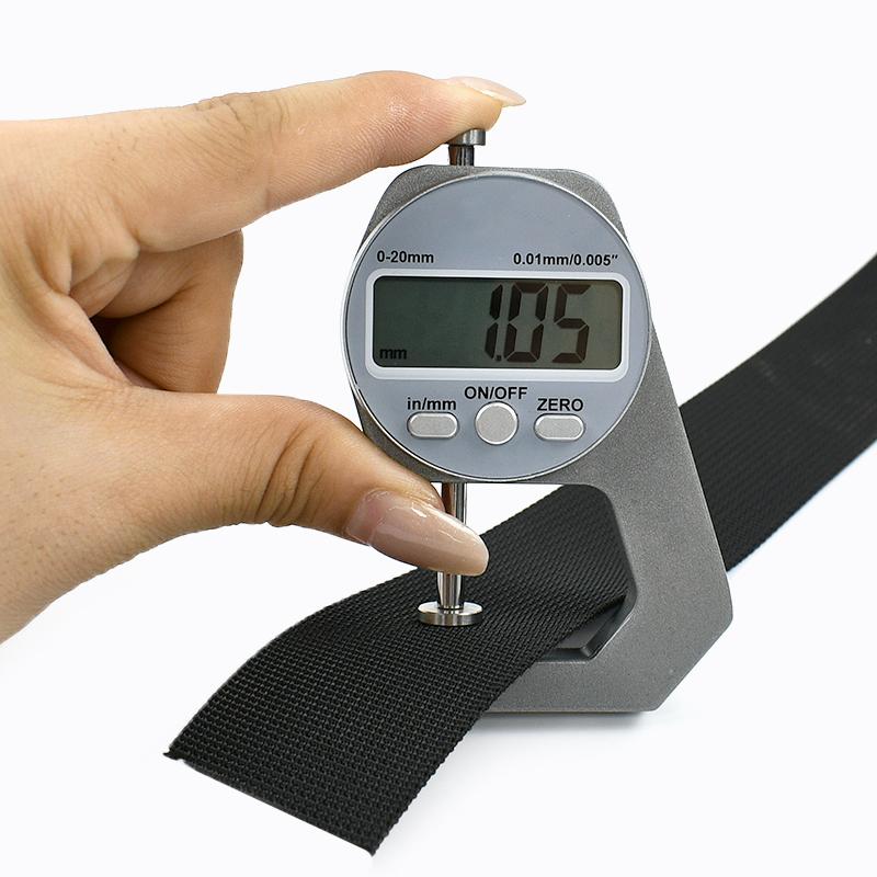 10 meter 20-50 mm Svart Nylonband Väskremmar Ryggsäcksband Säkerhetsbälte Hundsele Band DIY Sybehör