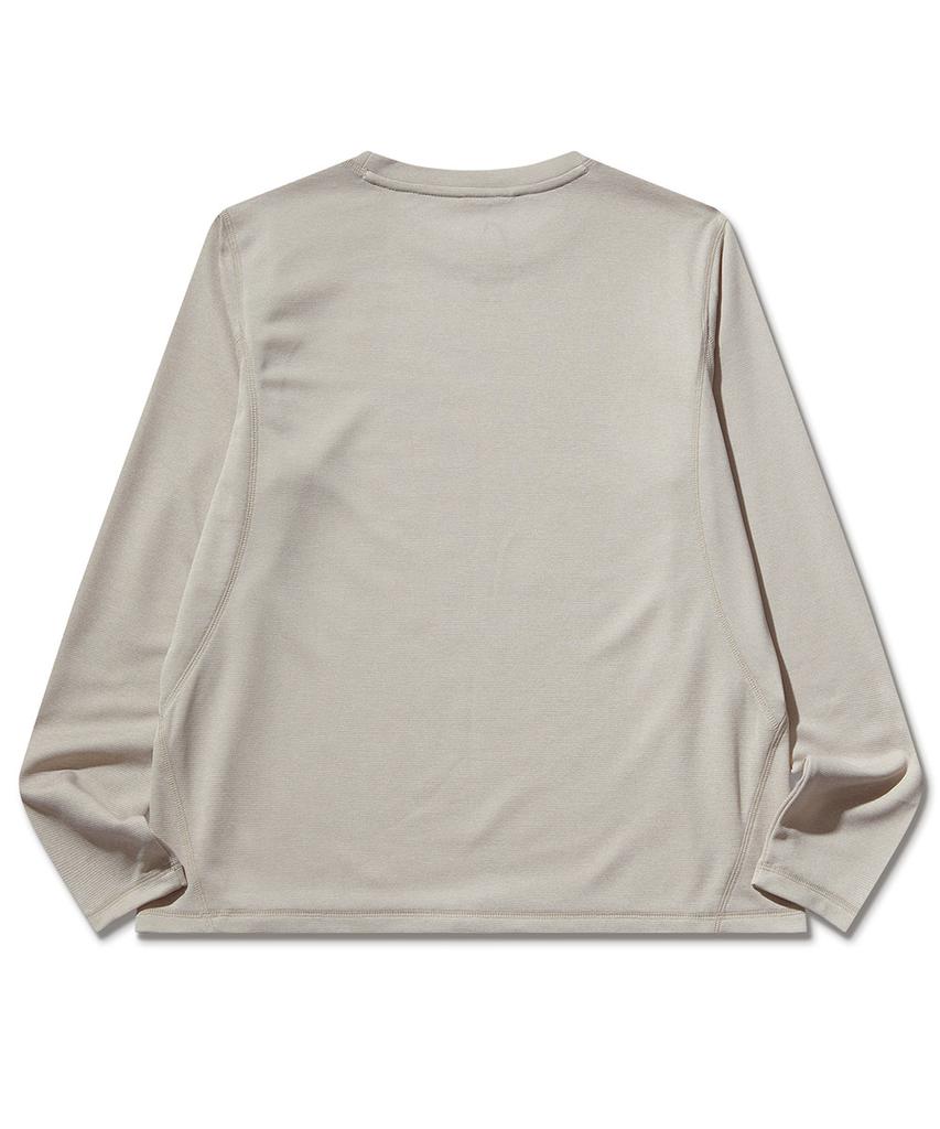 SIERRA DESIGNS W) Sierra Half Dome Logo Long Sleeve T-Shirt Ivory
