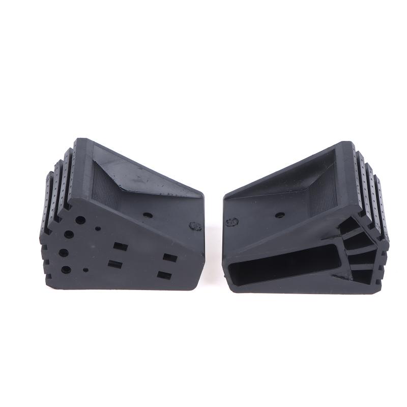 4/8PCS Ladder Non Slip Feet Attic Ladder Leg Protector Trapezoid Pads Furniture Foot Rubber Pads For Accessories Replacement Kit