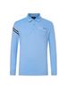 WIDEANGLE To Pro Logo Graphic Polo Shirt M_Light Blue
