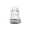Li Ning Superwave Textile, Synthetic Leather Slip Resistant Abrasion Resistant Mid top Skateboard Shoes Men's White AGCQ061-1