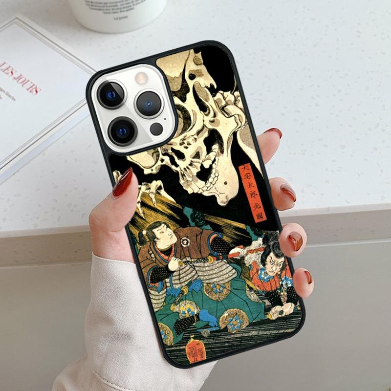 Ukiyo-e Japanese Style Art Painting Phone Case For iPhone 17 Air 11 12 13 14 15 16 Pro Max Cover For iPhone 17 Air Max Plus