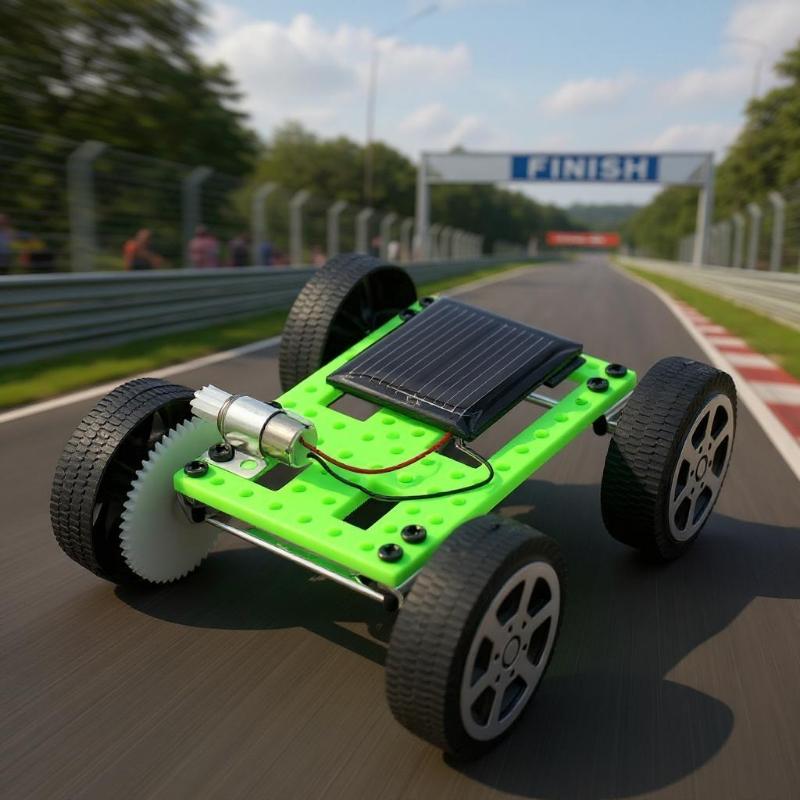 Creative Puzzle Science Lab Educational Model Toy Diy Solar Car Flatbed Diy Assembly Kit Parent-Child Interactive Birthday Gift