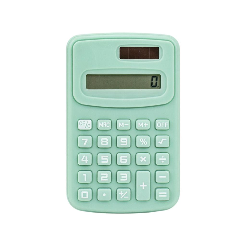 Calculatrice de poche Petite calculatrice à piles Taille Calculatrice 4 fonctions Calculatrice de base portable Pour étudiants Enfants École Maison