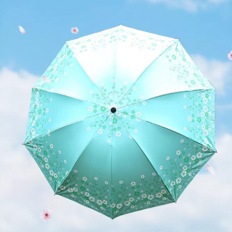 Love Flower Oversized 10-Rib UV Protection Umbrella - 2 Pack