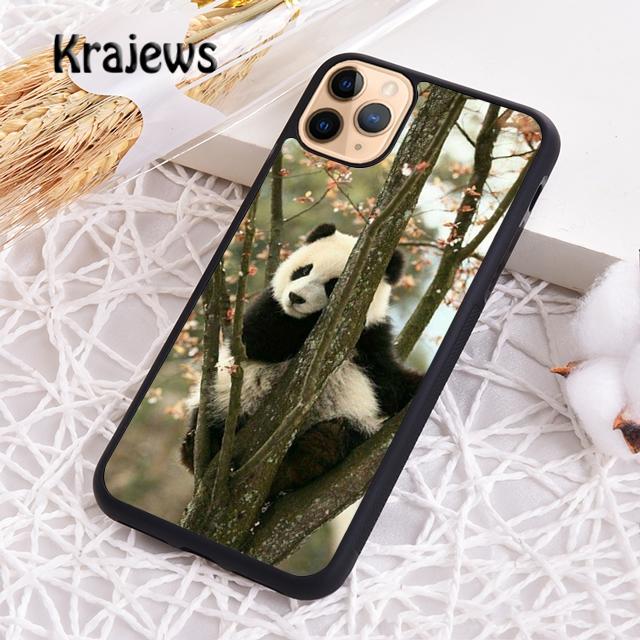 Krajews Cute Baby Panda For iPhone 17 Air 16 Phone Case Cover 15 14 plus 12 13 pro max coque iPhone 13pro max
