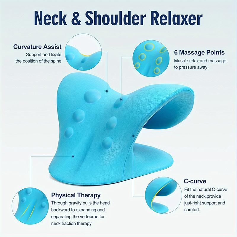 Cervical Spine Massage Pillow U Shaped Pillow Gravity Shiatsu Cervical Massage Pillow Neck and Shoulder Repair Neck Relaxation KTY