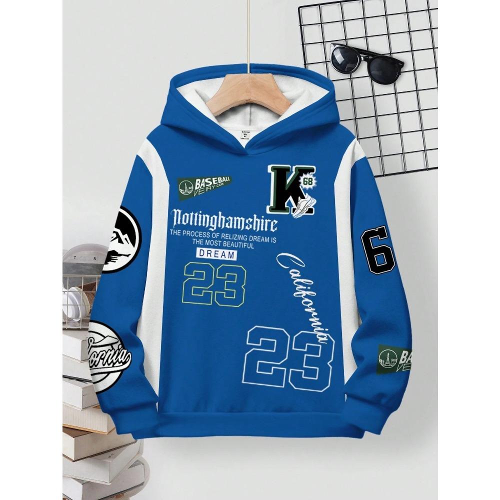 

Children s Ball Sports Patterns 3D Digital Printing Boys Hoodies Sweatshirt 160