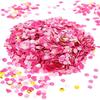 Bewudy 8000pcs Tissue Confetti Dots Table, Pink Party Confetti for Birthday Graduation Wedding Toss Groovy Fall Autumn Party