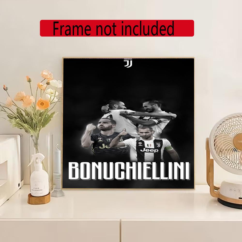 Juventus 5D Round Diamond Painting Kit Diamond Embroidery Painting Rhinestones Mosaic Frameless Handwork Decoration Arts