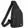 Waterproof Men Chest Bag Large Capacity Running Phone Bag Solid Color Chest Pack  Running Cycling