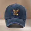 Adler Gewaschene Baseballkappe Denim Lässig Verstellbare Mütze für Unisex Outdoor-Sport
