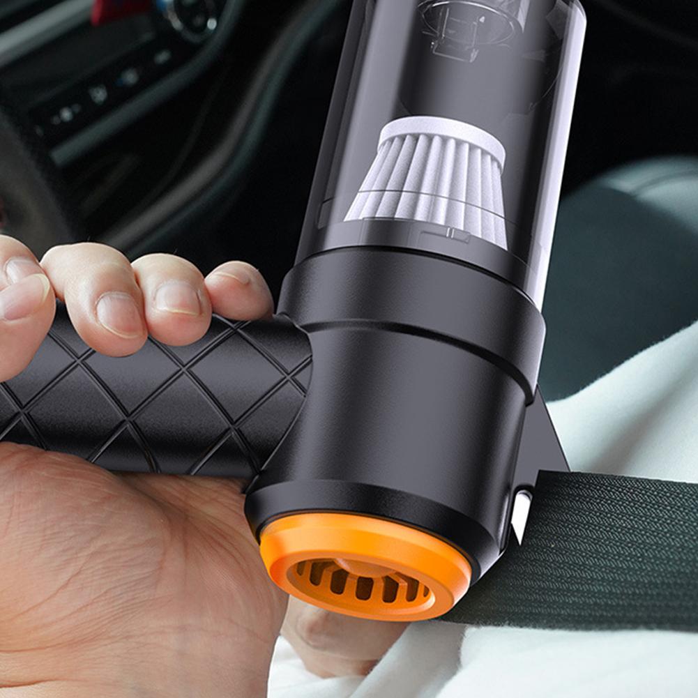 6 In 1 Portable Cordless Vacuum Cleaner Type-C Rechargeable Mini Handheld Cleaner Multifunctional for Car Home Keyboard Cleaning