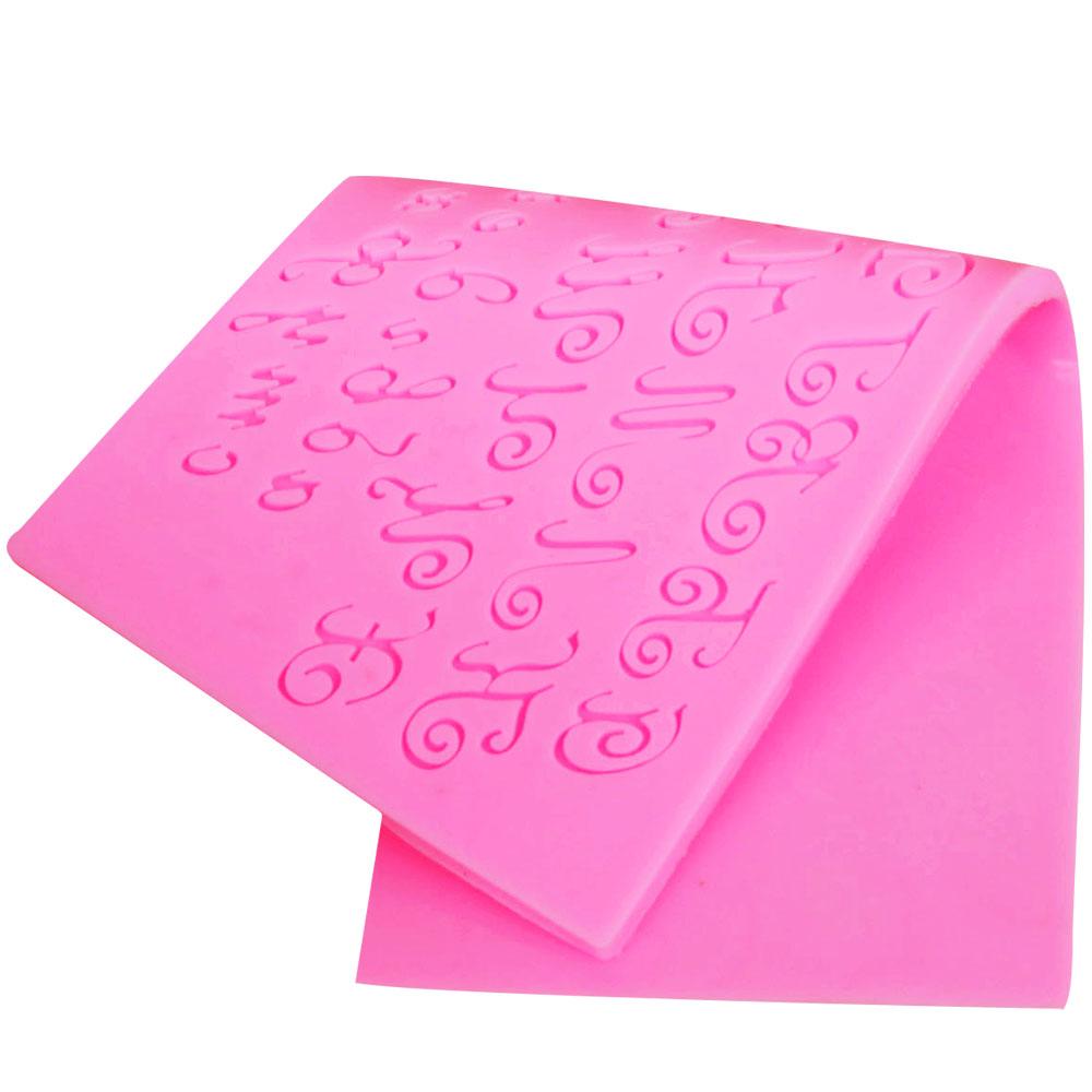 Sophronia M471 Russian Capital Lower Letter Silicone Molds Fondant Moulds Cake Decorating Cupcake Alphabets Forms Baking Tools