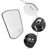 Side Heated Wing Mirror Glass Rearview Mirror Lens with Blindspot for Ford Mustang 2015 2016 2017 2018 -  Version