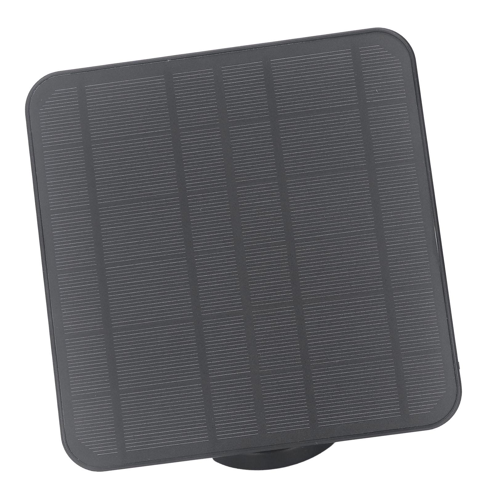 Solar Panel for Camera 12W Fast Charging IP65 Waterproof Wall Mounted Solar Panel for for Camera Battery Stick Up Cam B