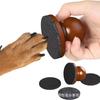 Wooden Pet Cat and Dog Nail Scraper Solid Wood Pet File Board Convenient Round Cat Nail Repair Board