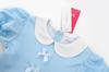 ReliBeauty Halloween Princess Light with White Apron and Size for Girls Costume, Dress, Maid/Lolita Style, Blue, Headband, 130,
