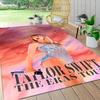 Taylor Swift'S Eras Tour Performance Carpet Rug Soft Washable Antislip Home Living Room Sofa Mats Personalized Christmas Rug